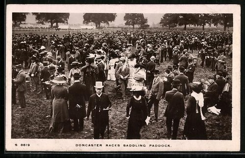 Doncaster races saddling - doncaster,,