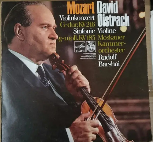 Mozart violinkonzert sol - lp,