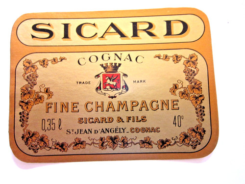 Vintage sicard cognac fine - vintage,