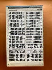 MECANORMA come LETRASET ANTICO BOLD CONDESED lettere da grattugia nuovo vecchio magazzino