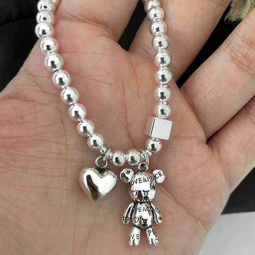 Bracciale orso argento