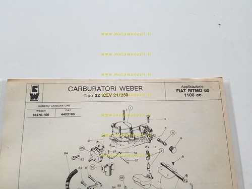 Weber carburatore icev - weber,