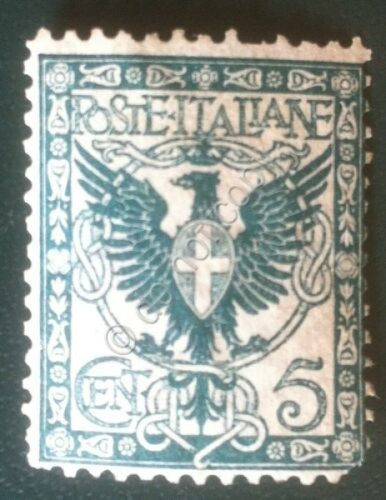 Italia regno 1901 floreale - italia,