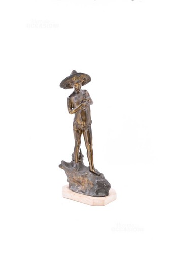 Statua bronzo giovanni - statua,