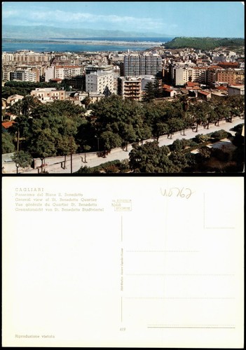 Cartoline cagliari veduta - cartoline,