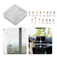 30x Mini bottiglie di vetro