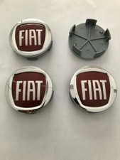 4 COPRIMOZZI Tappi logo FIAT