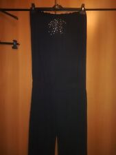 Tuta Intera Donna XL Nera a fascia spalle scoperte 