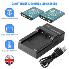 2x 1200mAh NP-45 batteria e