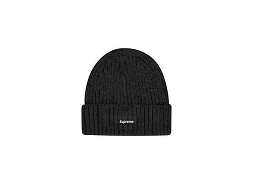 Supreme overdyed beanie - overdyed, black