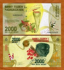 Madagascar, 2000 Ariary, ND