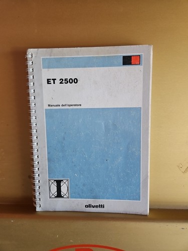 Olivetti 2500 manuale - 2500,