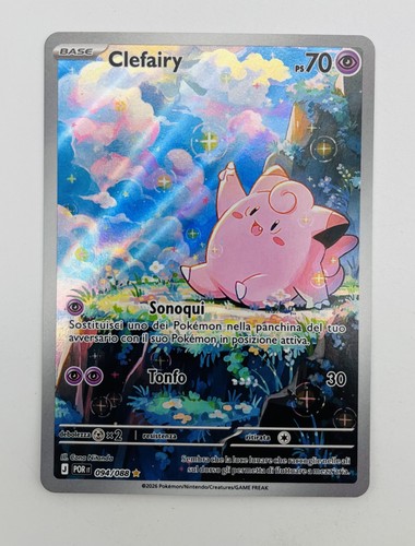 Carta pokemon clefairy - carta,