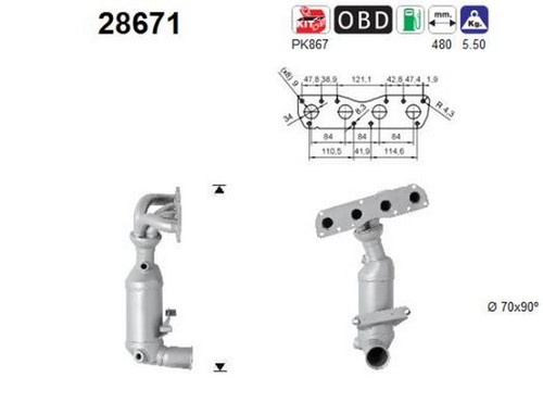120 catalizzatore per - 120, cv