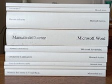 Microsoft Manuali vintage di  Word-Excel- Poverpoint-Access-Office-Query