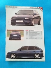 CLIPPINGARTICOLO DI GIORNALE CAR TUNING OPEL ASTRA DA COLLEZIONE - (77)