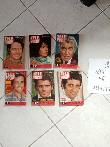 Lot magazines 1974 télé - 6,