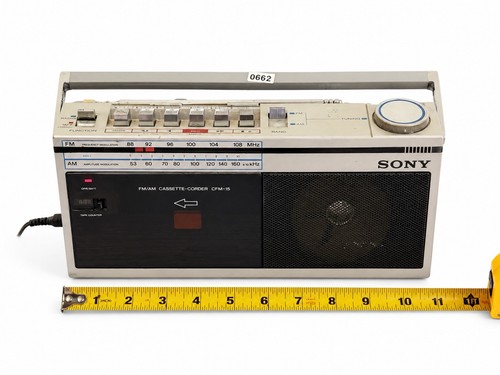 Retro sony cfm registratore - retro,