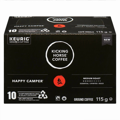 Kicking horse happy - horse, camper