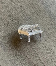 Piano Pin Made With Swarovski