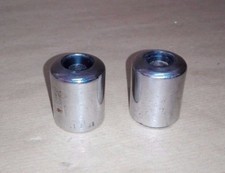 CONTRAPPESI CROMATI BALANCERS HANDLEBAR WEIGHT PER MANUBRIO MOTO ANNI 80 A27359