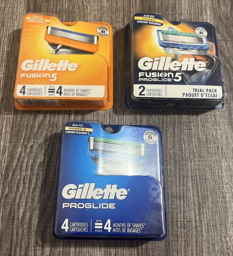 Lot three sealed - sealed, gillette