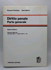Diritto penale Parte generale - Fiandaca Musco - IV edizione Zanichelli  2004