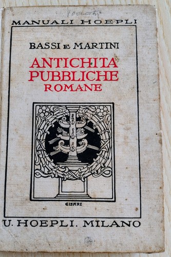 Manuali hoepli antichi - manuali,