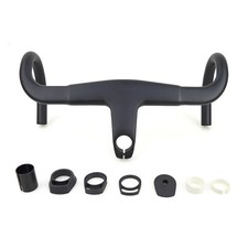 Manubrio bici strada carbonio interno drop bar integrato con regolabile 28,6mm