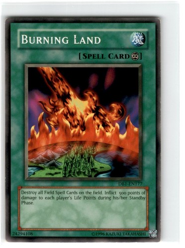 Burning land - yu-gi-oh!,