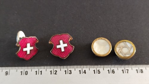Lotto paia bottoni da - lotto, 2