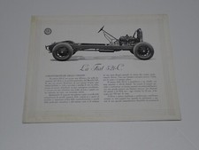 FIAT 521 - C CHASSIS DEPLIANT BROCHURE PROSPEKT (A42bis)