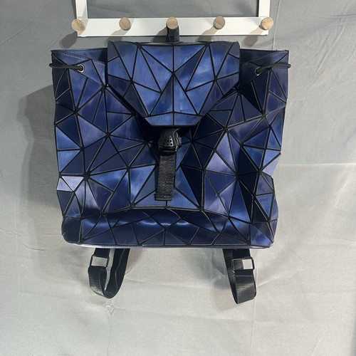 Zaino prisma geometrico blu - zaino,