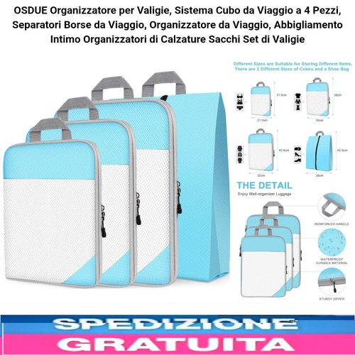 Set organizer valigie - organizer,