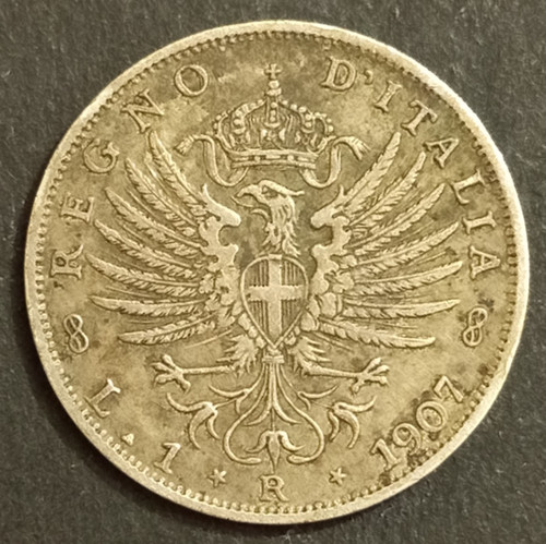 Lira 1907 spl - lira, aquila