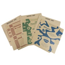 Repro WW2 US Morale K Ration 3 Pack - Reenactment Military Army Food Kit