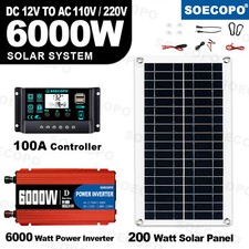 Kit Pannello Solare 6000W 100A