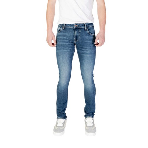 Guess jeans cotone uomo blu - guess,