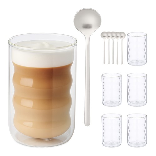 Set bicchieri latte macchiato - set,