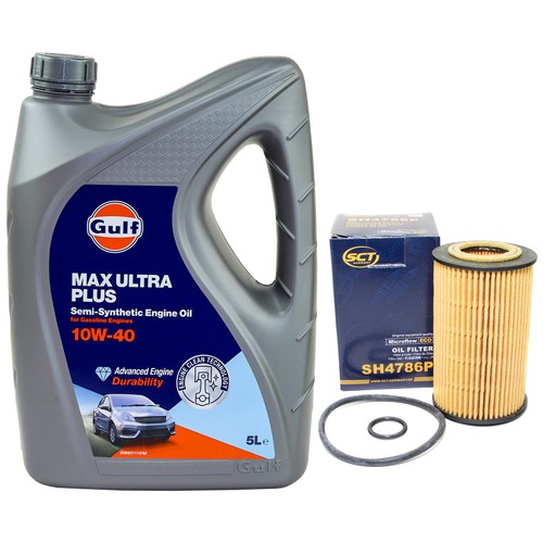 Kit olio motore gulf max - olio,