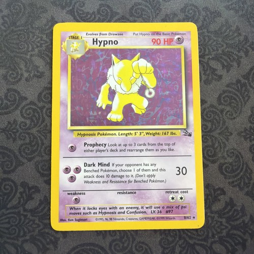 Pokémon tcg hypno fossil - hypno,