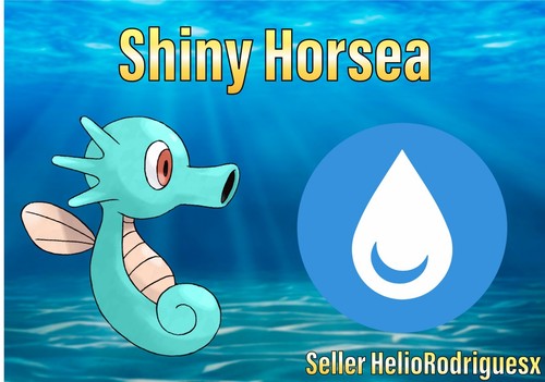 Pokémon trade shiny horsea - pokémon, go
