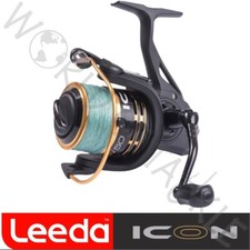 Mulinello da pesca Leeda Icon Spin 50 caricato con treccia/esca mare