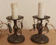 Coppia Di Lampade abajour da tavolo. Vintage