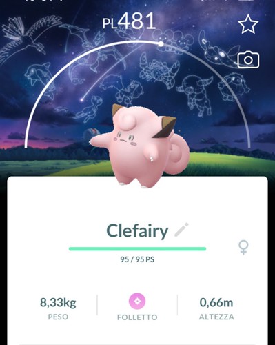 Pokemon clefary - pokemon, go