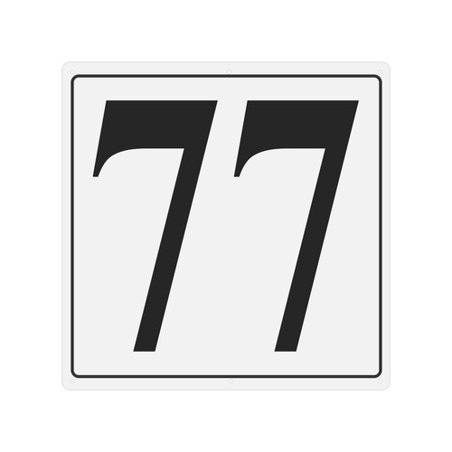 Insegna numerica grande - insegna,