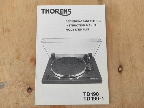 Thorens 190 1 - 190, td