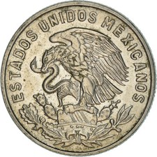[#838277] Moneta, Messico, 50 Centavos, 1969, Mexico City, BB, Rame-nichel, KM:4
