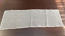 ANTICO VELO DA MESSA RETTANGOLARE COLORE BIANCO PANNA MISURA 116X37 cm CIRCA