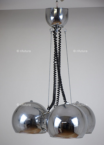 Lampadario palle space age - lampadario,